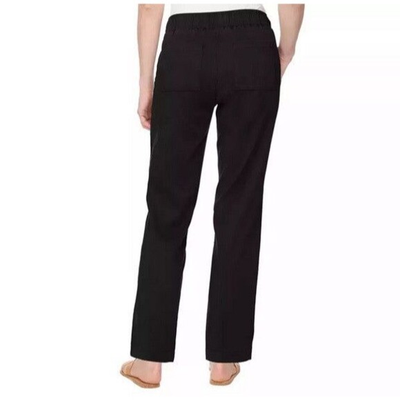 NWT Buffalo David Bitton Women's Soft Tencel Pull-On Pants Black - Picture 2 of 4